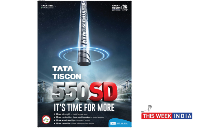 Tata Steel Launches Greenpro Certified Rebar Tata Tiscon 550sd This