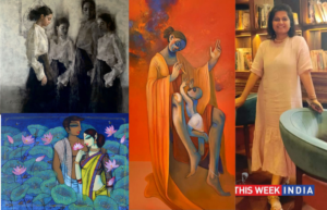 The figurative paintings show Colours of Deccan - thisweekindia