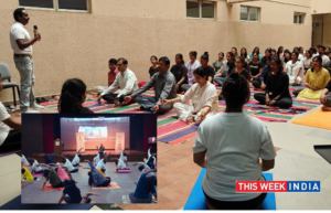 CMR University Celebrates International Yoga Day - thisweekindia