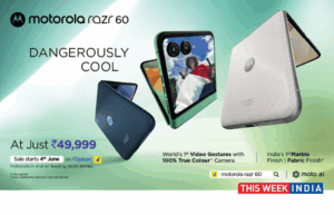 Motorola Razr 60 World's First Flip with Gesture Video - thisweekindia