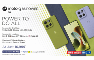 Motorola Launches Moto G86 Power 1.5K pOLED, 50MP OIS Camera - thisweekindia