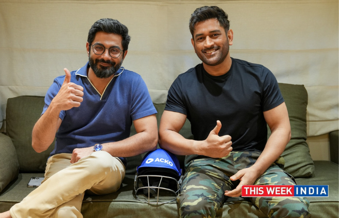Acko Partners with MS Dhoni as Investor and Brand Ambassador - thisweekindia