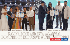 Indian Television Star Navina Bole and Social Worker Ekta Agarwal Honored at Exclusive Stardom Awards 2025 - thisweekindia