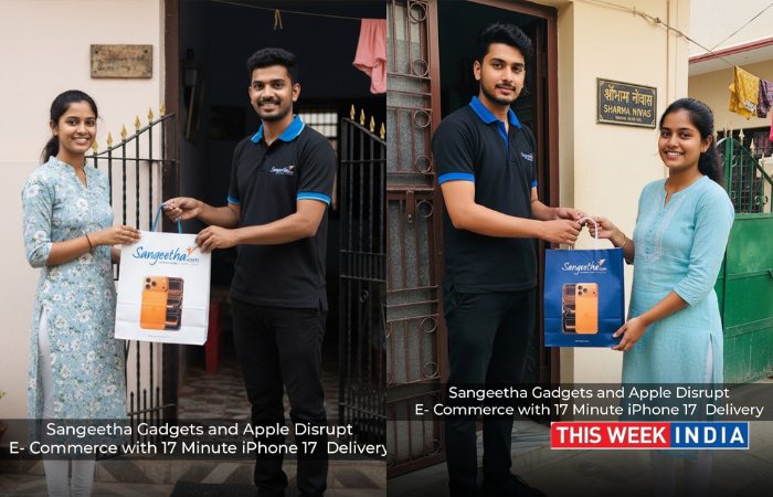 Sangeetha Gadgets Disrupts E-Commerce with 17-Minute iPhone 17 Delivery - thisweekindia