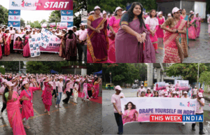 Apollo Hospitals Hosts Saree Run in Bengaluru - thisweekindia