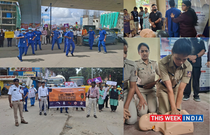 HOSMAT Hospitals Marks World Trauma Day with Public Awareness Flash Mob - thisweekindia