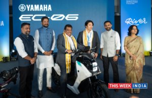 Minister M.B. Patil Rolls Out Yamaha’s First Electric Scooter EC06 - thisweekindia