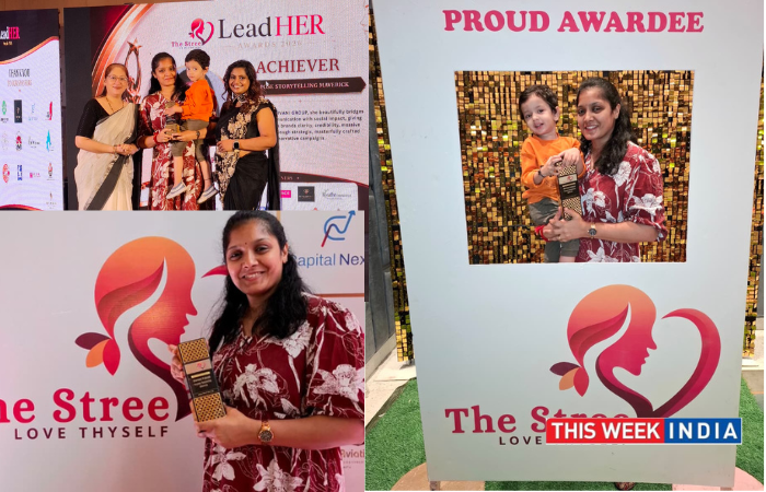Sharvani Prakash Wins LeadHER Award for Storytelling - thisweekindia