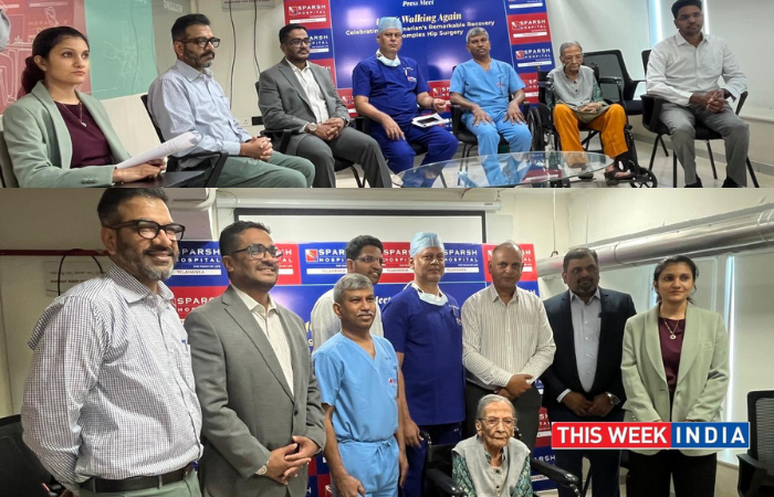 SPARSH Hospital Celebrates Centenarian's Recovery After Complex Hip Surgery - thisweekindia