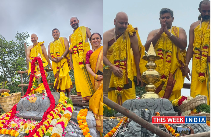 Largest Śrī Bagalamukhi Devi Idol Consecrated at New Bengaluru Temple - thisweekindia