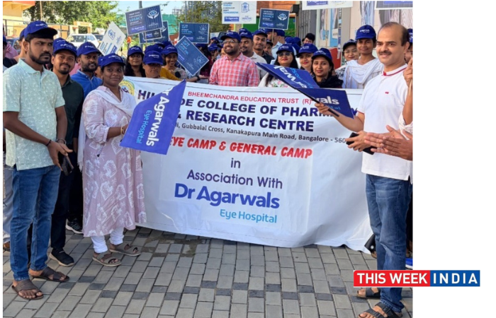 Dr Agarwals Eye Hospital and Hillside Group Unite for Eye Donation Fortnight Walkathon - thisweekindia