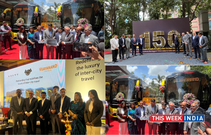 Vijayanand Travels Secures Historic Order for 150 Volvo Luxury Buses - thisweekindia