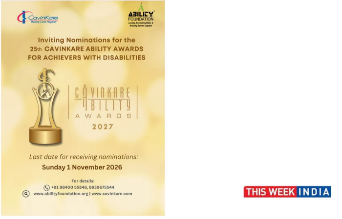 CavinKare Ability Awards 2027 Extends Nomination Deadline to November 1 - thisweekindia
